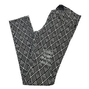 Tripp NYC Pants Womens 7 Black White Geometric Skinny Distressed‎ Goth Grunge